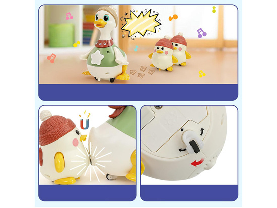Interactive Duck Family Walking duck with baby ducklings ZA5422
