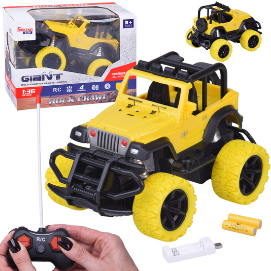 Remote-controlled off-road car - compact size SCALE 1:36 RC0748