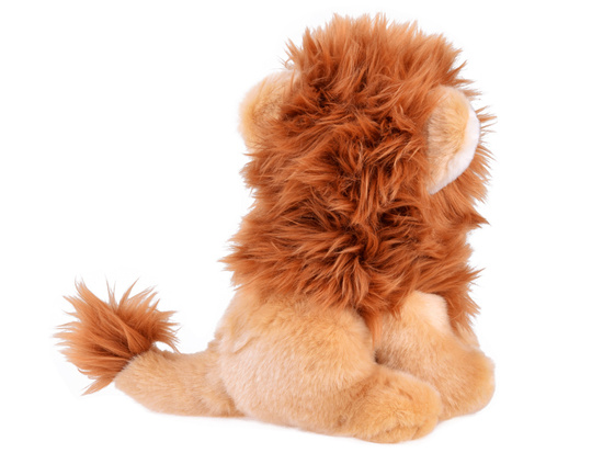 Plush lion mascot 20cm, king of animals 13486