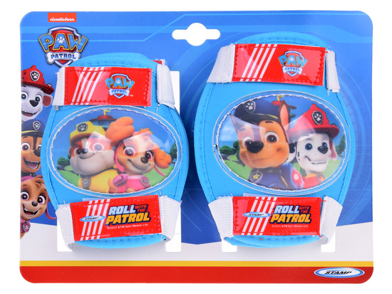 Buckle-up elbow pads S and knee pads M for kids Paw Patrol SP0849