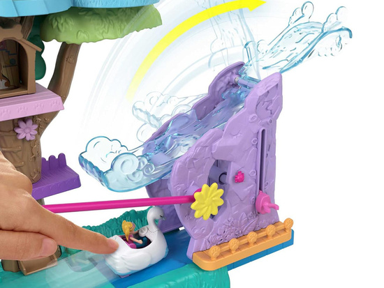 Mattel Polly Pocket Uroczy Domek na drzewie + laleczki zwierzątka ZA5529