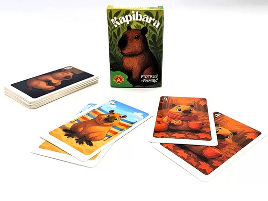 Alexander Karciana gra pamięciowa Karty Piotruś Kapibary GR0790