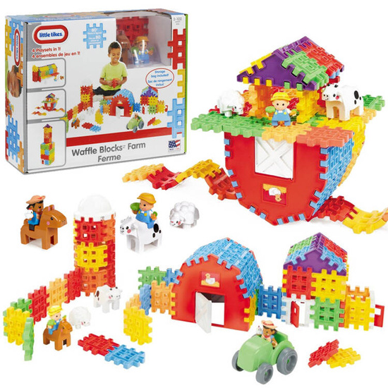 Waffles FARMA construction blocks 80 pcs. za5113