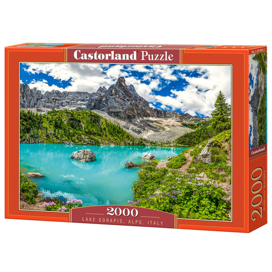 2000-piece puzzle Lake Sorapis, Alps, Italy C-201006-2