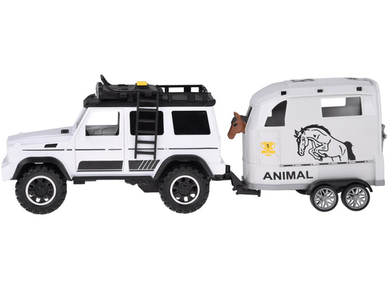 Off-road vehicle with opening trailer, buggy + HORSE Light and sound ZA5912