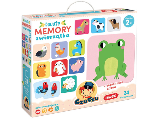 CzuCzu Duuuże Memory Vehicles educational game ZA4074