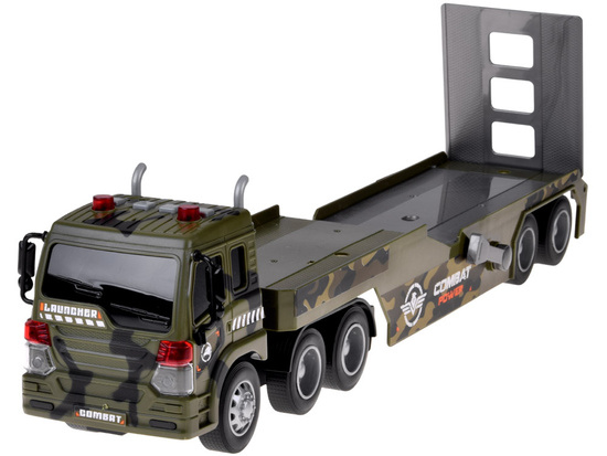 Military Transport Truck Set – Army Tank, Helicopter & Truck with Friction Power, Lights and Sounds