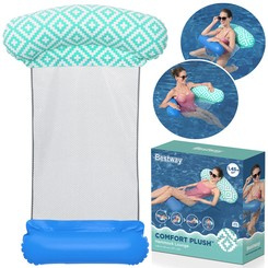 Bestway Swimming chair lounger water hammock Comfort Plush 145x87 cm 43555