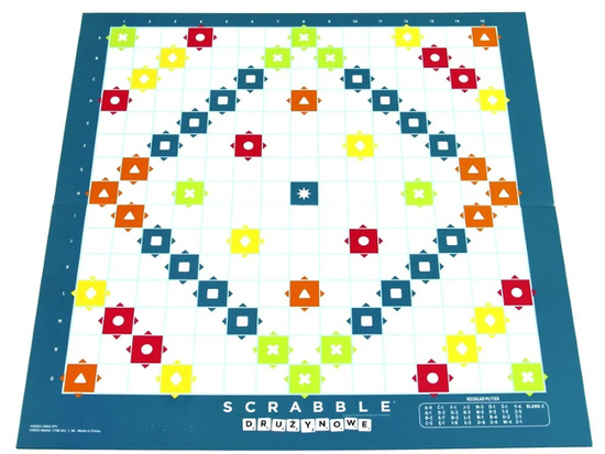 Mattel Scrabble Word Game (Polish Edition) - Remastered Version GR0828