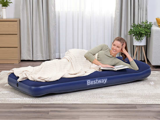 Bestway Single Camping Mattress 185x76cm - Built-in Foot Pump 67223