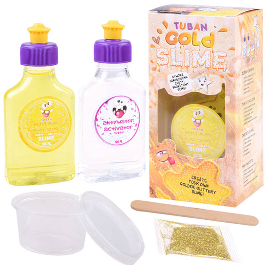 TUBAN zestaw slime GOLD SHINE glut złoty ZA3693