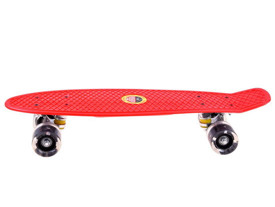 FISZKA skateboard for children up to 50kg LED glowing wheels SP0575
