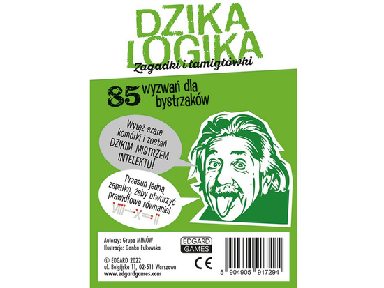 Edgar Dzika logika Zagadki i łamigłówki - gra dla nastolatków GR0707