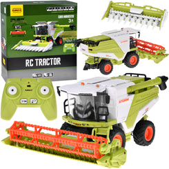 Large Combine Harvester for Corn Grain with SMOKE Light Sound Remote Control RC0716