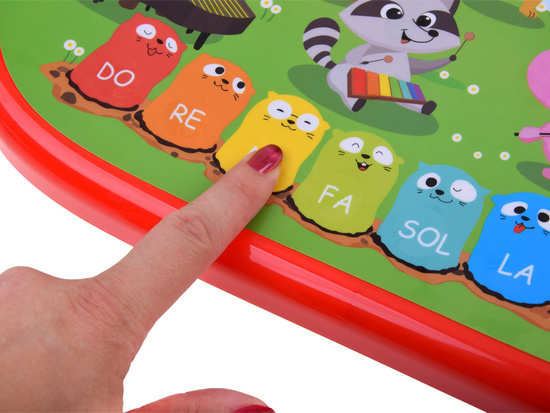 Educational interactive organ with animals, sounds, melodies ZA5955