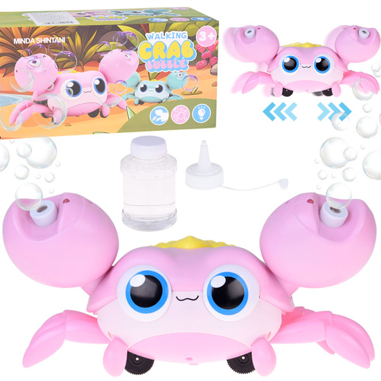 Adorable walking crab on soap bubbles slot machine with lights game ZA5717