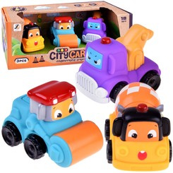 A set of soft construction cars 3 pcs 18M+ ZA4737A