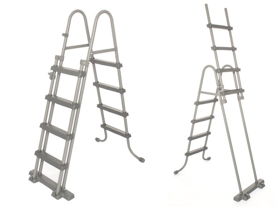 Bestway Frame Pool Wood 488x122 Windows Pump Ladder Cover 56725