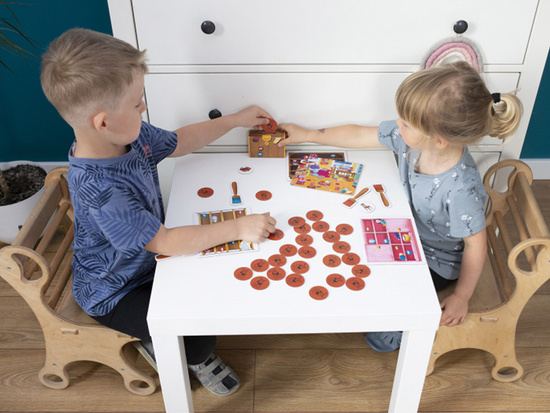 Kapitan Nauka Gra edukacyjna Szalone porządki 3-6 lat GR0710