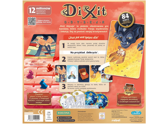 Rebel Dixit Odyssey Narrative Card Game - Basic Version with Board GR0826