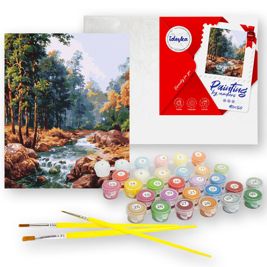 Painting by numbers 40x50 cm KHO2882 Carpathian fountain AP0076