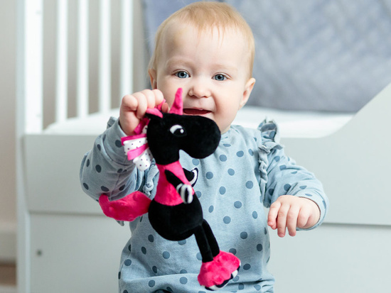 Contrasting cuddly toy Unicorn from ZA4139