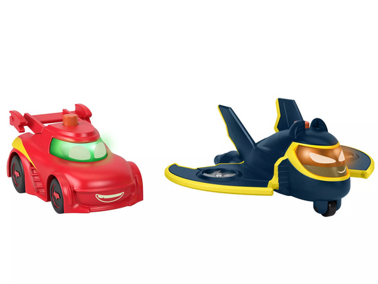 DC BATWHEELS Vehicles with Lights Batwing Redbird ZA6046