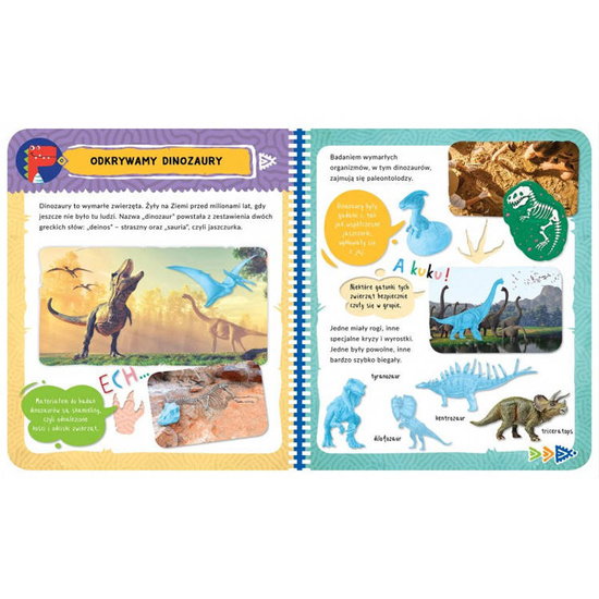 Sticker album. Mysterious dinosaurs. KS0735