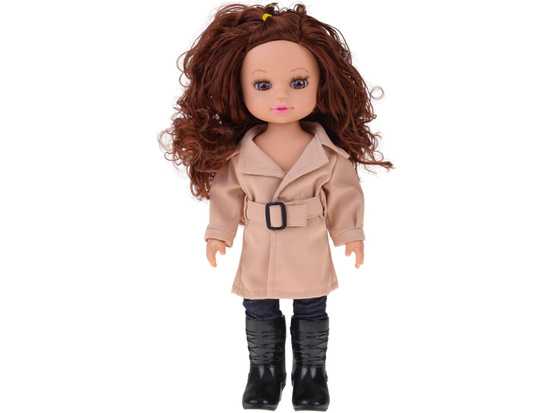 Stylish Kalinka Jesieniara doll in an elegant coat 36cm ZA5840