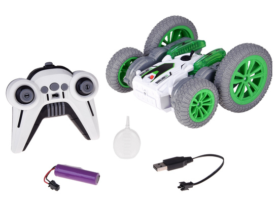 Remote controlled SUPER FAST STUNT car - steam and light RC0729