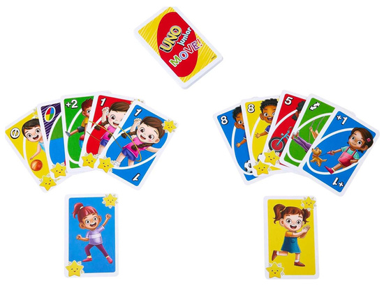 UNO Junior Move Playing Cards Children's Card Game GR0776