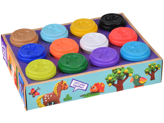 Plasticine Plasticine set of 12 pieces colored plasticine ZA5176