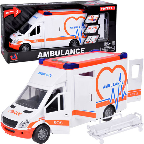 Ambulance Medical Car Emergency Ambulance with Sound Light ZA5217