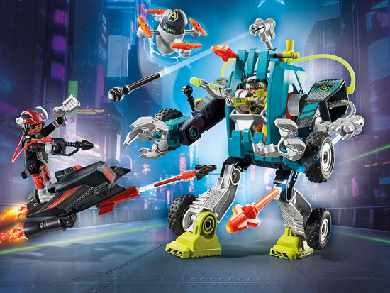 Playmobil 96-piece 71578 Robot vs. Glider ZA5993
