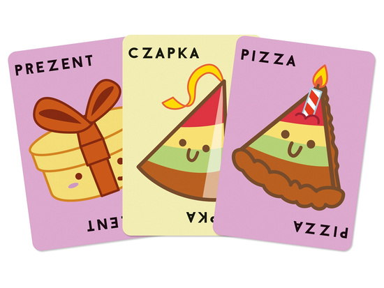 Rebel Dynamiczna gra karciana Buła, Pizza, Czapka, Prezent, Tort GR0836
