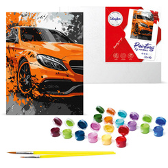 Painting by numbers kit 30X40cm KHO5154 Bright power auto AP0090