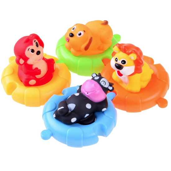 Rubber Animal on floating puzzle ZA1821