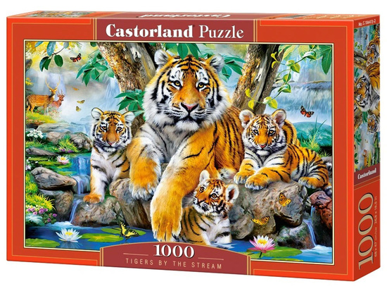 Tigers by the Stream 1000 Piece Puzzle C-104413-2