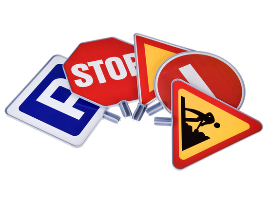Educational set – Playful road signs for children ZA5608