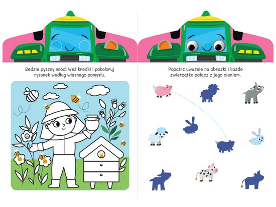 Axiom Happy Tractor. Educational book KS1165