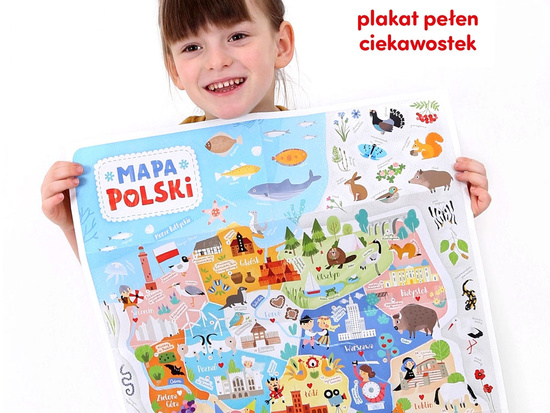 CzuCzu Puzzle obserwacyjne Mapa Polski 117e ZA4070