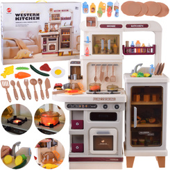 Interactive bright kitchen for children + effects: light and sound pair ZA5766