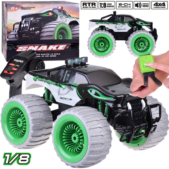 Giant Car Monster Snake 4x4 music lights drift 360 degrees. RC0633 remote control