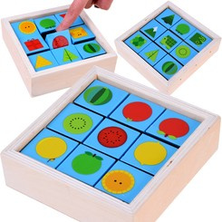 Educational Wooden blocks pictures ZA4449