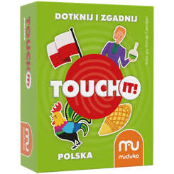 Muduko Gra karciana Touch IT Dotknij i zgadnij - Polska GR0729