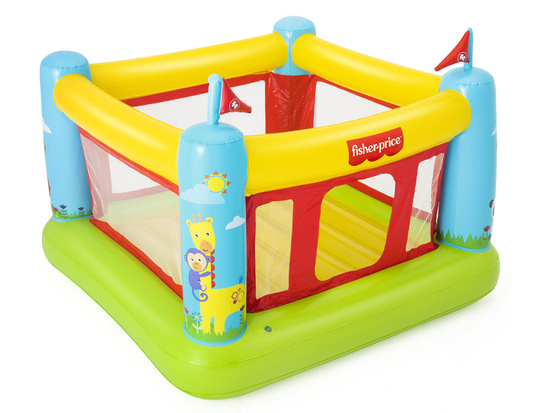 Bestway Dmuchany ZAMEK do skakania dla dzieci Kojec Fisher Price 93553