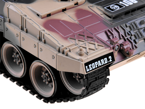 Duży zdalnie sterowany CZOŁG LEOPARD  RC0106