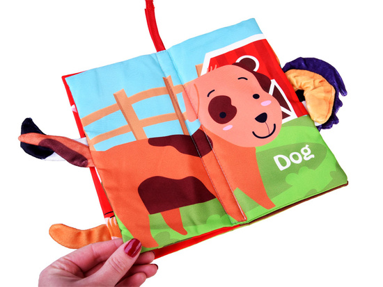 Soft colored book animals Farm ZA4185