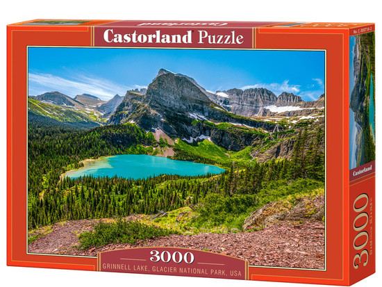3000-piece Grinnell Lake Puzzle, Glacier National Park, USA C-300716-2