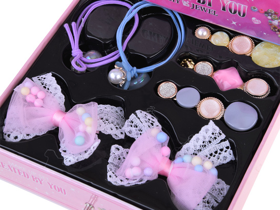 Foldable jewelry box beads DIY hair ornaments ZA5732